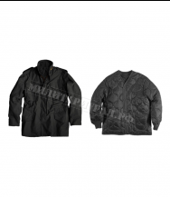 Куртка ALPHA INDUSTRIES M-65 Field Coat с подстёжкой Black