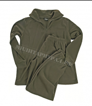 Костюм MIL-TEC Термофлис с молнией Olive