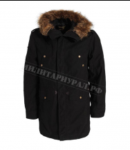 Куртка ALPHA INDUSTRIES Fishtail Hooded Parka Black