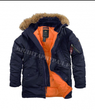 Куртка N-3B Parka Slim Fit Navy Orange