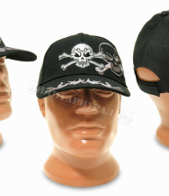 Бейсболка ZAN Headgear Crossbones Cap Black