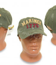 Бейсболка HENSCHEL Marines Vintage Cap Olive