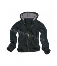 Толстовка SURPLUS Plain Hoodie Zipper Black