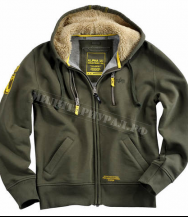 Толстовка ALPHA INDUSTRIES PPS Zip Hoody Green Толстовка ALPHA INDUSTRIES PPS Zip Hoody Green