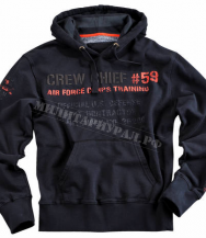 Толстовка ALPHA INDUSTRIES Crew Chief Hoody Black Толстовка ALPHA INDUSTRIES Crew Chief Hoody Black