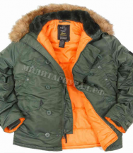 Куртка NORD STORM  N -3B Regular Olive Orange