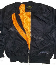 Куртка ALPHA INDUSTRIES Valor Flight Jacket Black/Orange