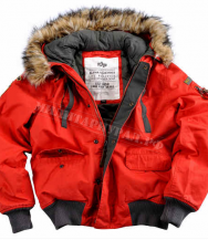 Куртка ALPHA INDUSTRIES Mountain Jacket Red Куртка ALPHA INDUSTRIES Mountain Jacket Red