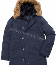 Куртка ALPHA INDUSTRIES N-3B Altitude Parka Replica Blue