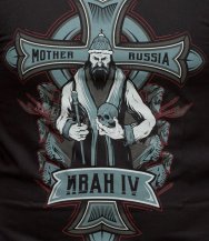Футболка Mother Russia Иван Грозный Black