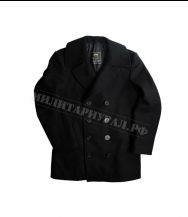 Бушлат ALPHA INDUSTRIES Pea Coat Black