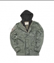 Куртка ALPHA INDUSTRIES Hooded Field Jacket Olive/Black Куртка ALPHA INDUSTRIES Hooded Field Jacket Olive/Black